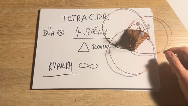 POVÍDÁNÍ O VÝVOJI II Tetraedr, základní částice vesmíru